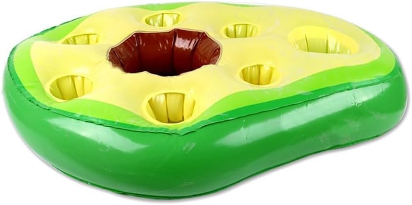 🎯 Whirlpool Gadgets – Schwimmender Getränkehalter für den Pool, aufblasbar, mit mehreren Becherschlitzen für den Einsatz in Pools, Whirlpools und Outdoor-Cabana-Bars (bunt) – Bild 3