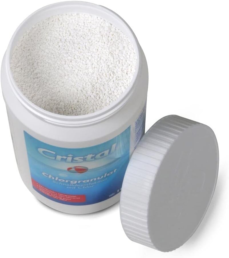 🧼 Zubehör & Pflege – Cristal Water Care Set 2.5 kg - Chlorine Granules Quickly Dissolves - Algae Prevention - Clear Effect Turbidity Remover - Care Brochure - Pool Whirlpool – Bild 4