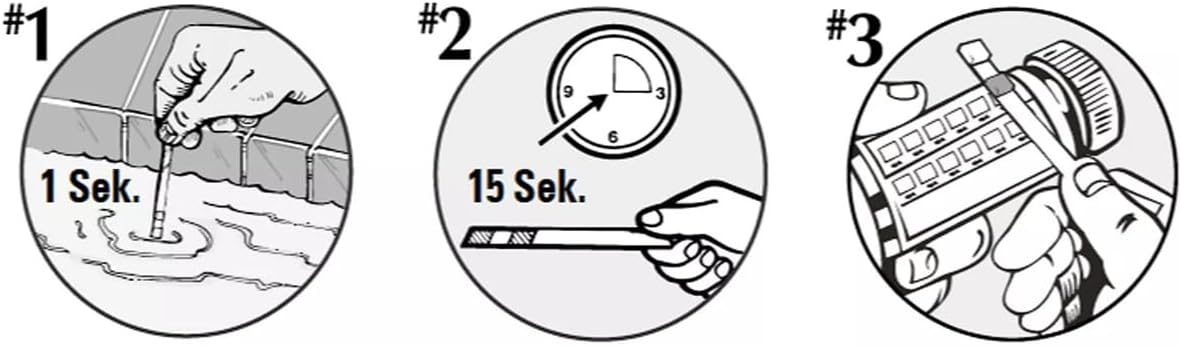 🧼 Zubehör & Pflege – Steinbach Pool Care Set | Chlorine Granules 1 kg & Quicktest Strips pH/Cl (Pack of 50) | for Shock Treatment & Water Analysis | Quick Dissolving & pH Neutral | for Pools & Hot Tubs – Bild 7