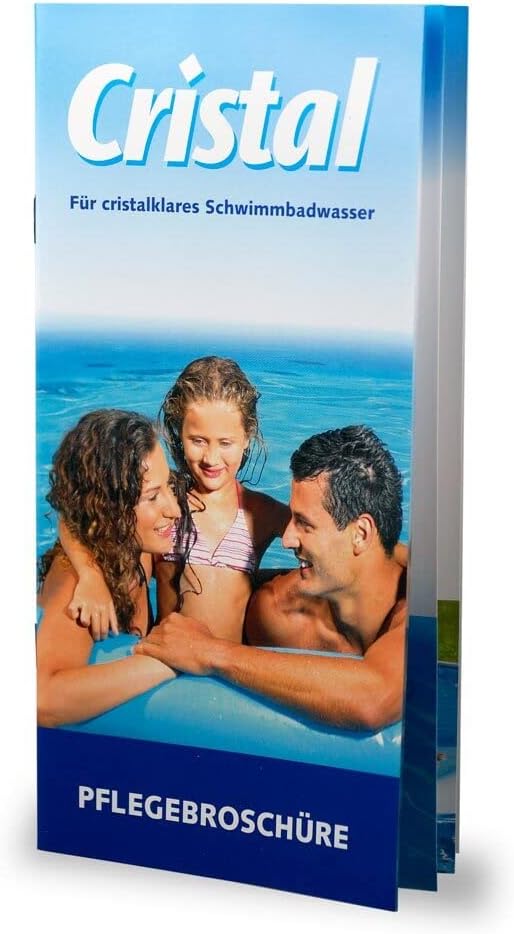 🧼 Zubehör & Pflege – Cristal Water Care Set 2.5 kg - Chlorine Granules Quickly Dissolves - Algae Prevention - Clear Effect Turbidity Remover - Care Brochure - Pool Whirlpool – Bild 9