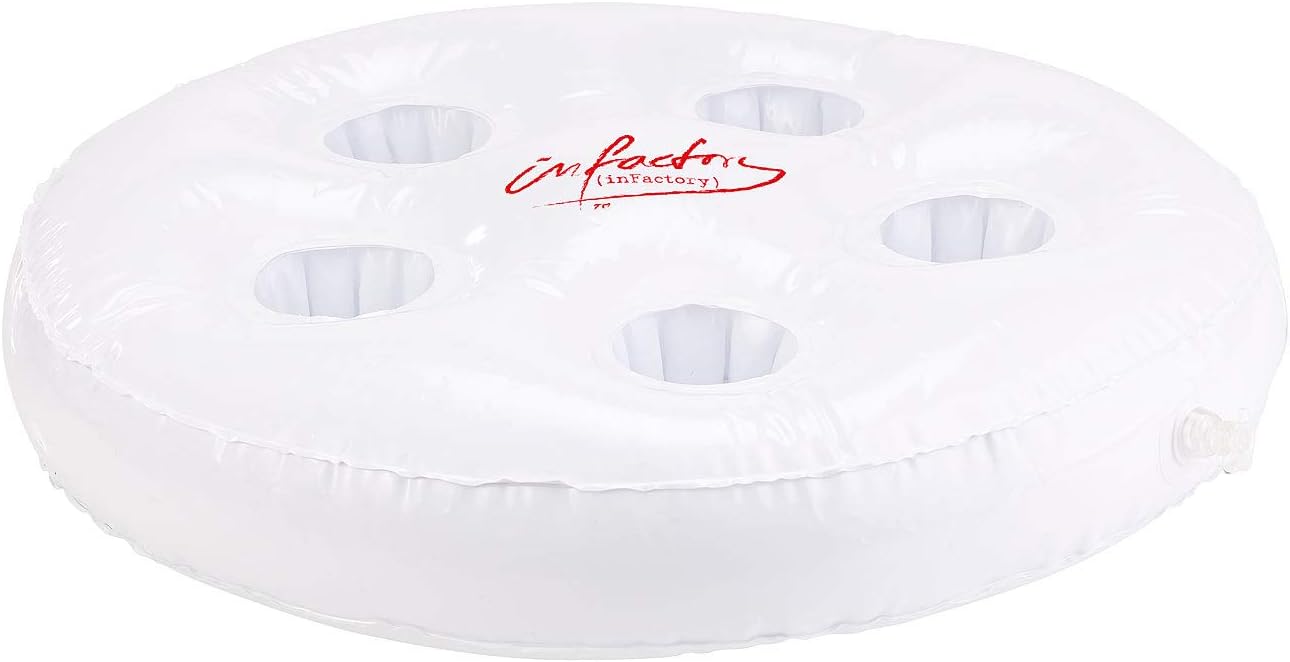 🎯 Whirlpool Gadgets – infactory Pool Drinks and Beer Holder: Set of 2 Inflatable Swimming Drink Holders, Diameter 5.5 cm Each (Pool Accessories Drink Holder) – Bild 4