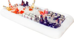 🎯 Whirlpool Gadgets – Novelty Place [Large Size] Inflatable Ice Serving Buffet Bar with Drain Plug - Salad Food & Drinks Tray for Party Picnic & Camping (Pack of 1)