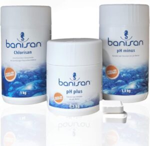 🧼 Zubehör & Pflege – Value Set Chlorisan Chlorine Granules pH Plus Granules + Banisan pH Minus Water Care for Whirlpools SwimSpa Water Care Set