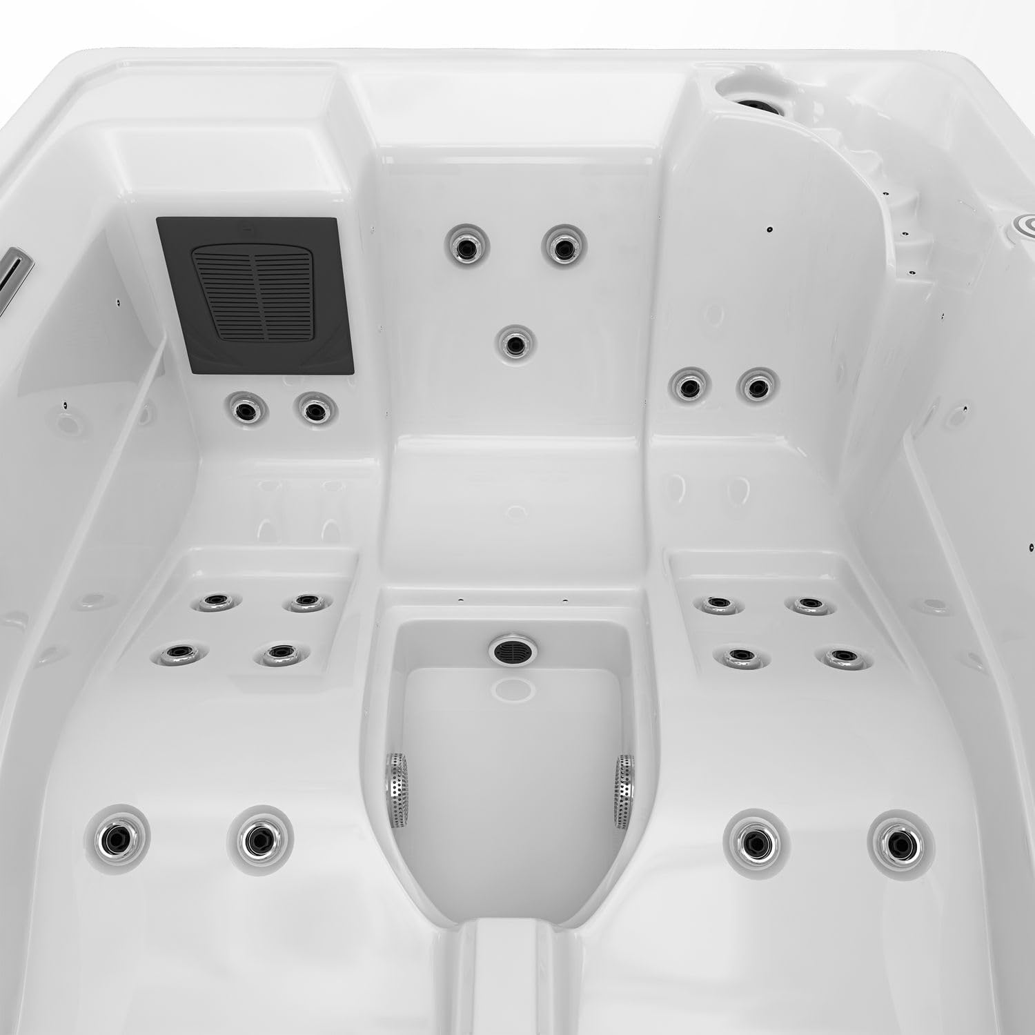 🧼 Zubehör & Pflege – Tronitechnik Elba Outdoor Whirlpool Spa Outdoor Whirlpool White 210 cm x 150 cm with Heating, Hydromassage, Sanitary Acrylic and Colour Light Therapy – Bild 6