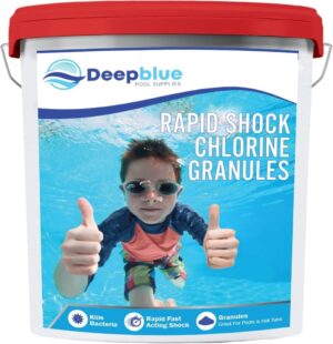🧼 Zubehör & Pflege – Deep Blue RAPID Shock Chlorine Granules, Fast-Dissolving Treatment for Hot Tubs and Swimming Pools (10Kg)