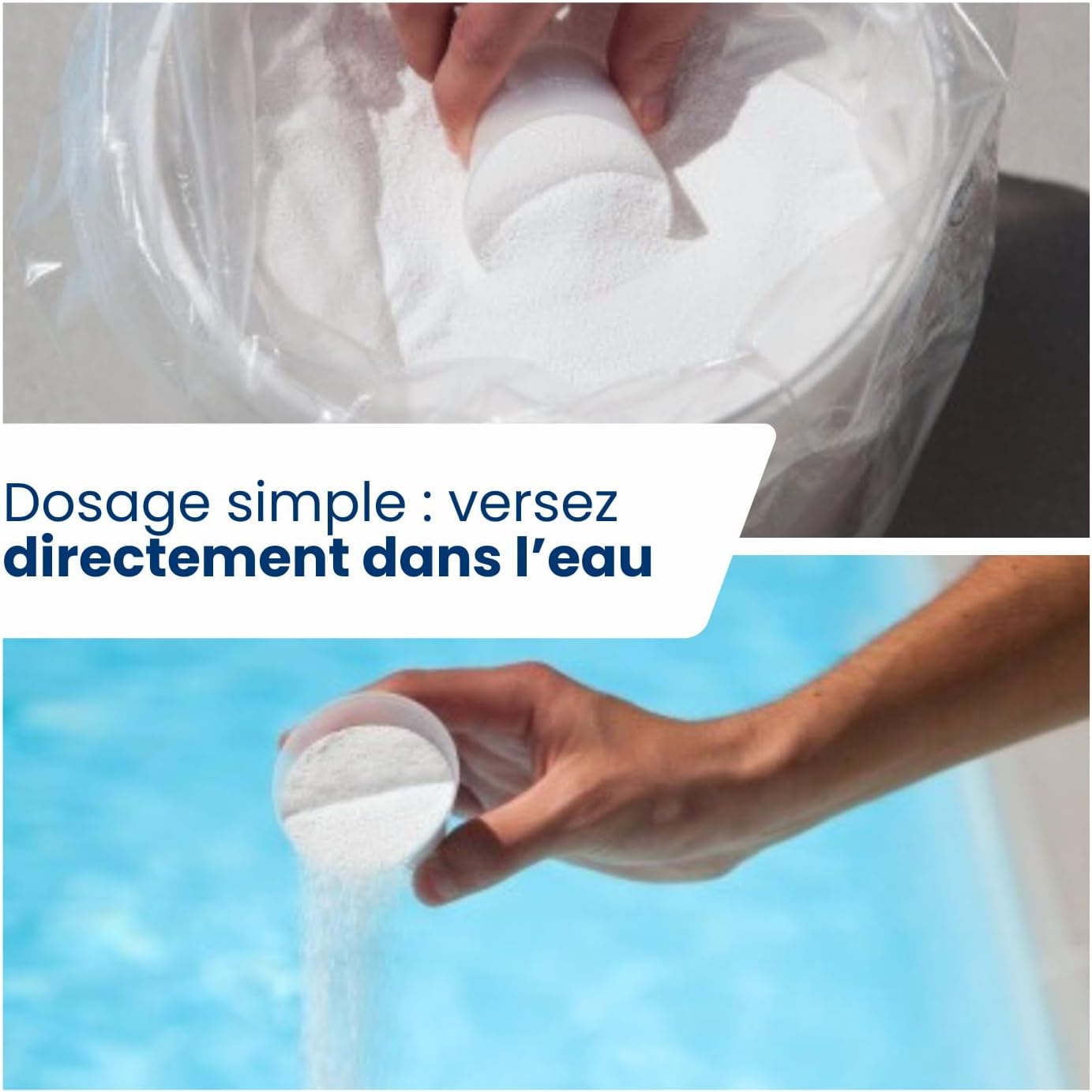 🧼 Zubehör & Pflege – Bellaqua Shock Chlorine Granules 1 kg - Chlorine Granules Fix - Chlorine Granules Pool Quick Disinfection, Water Disinfection Chlorine Organic - Quick Dissolving - Pool Chemistry, Water Cleaning, Pool – Bild 4