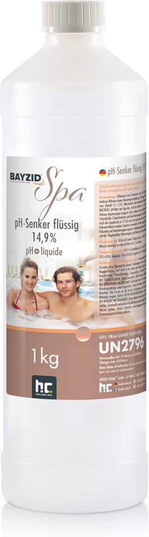 🧼 Zubehör & Pflege – 2 x 1 kg Bayzid Spa pH reducer minus 14.9% by Höfer Chemie for whirlpool and spa to reduce the pH value
