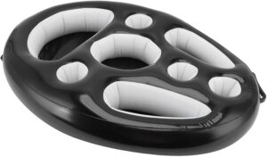 🎯 Whirlpool Gadgets – Sonew Aufblasbares, Schwimmendes Getränkehalter-Tablett für Poolpartys – Mobiles Eisbett aus PVC für Getränke, Snacks und Telefon – Praktisches Sommerzubehör