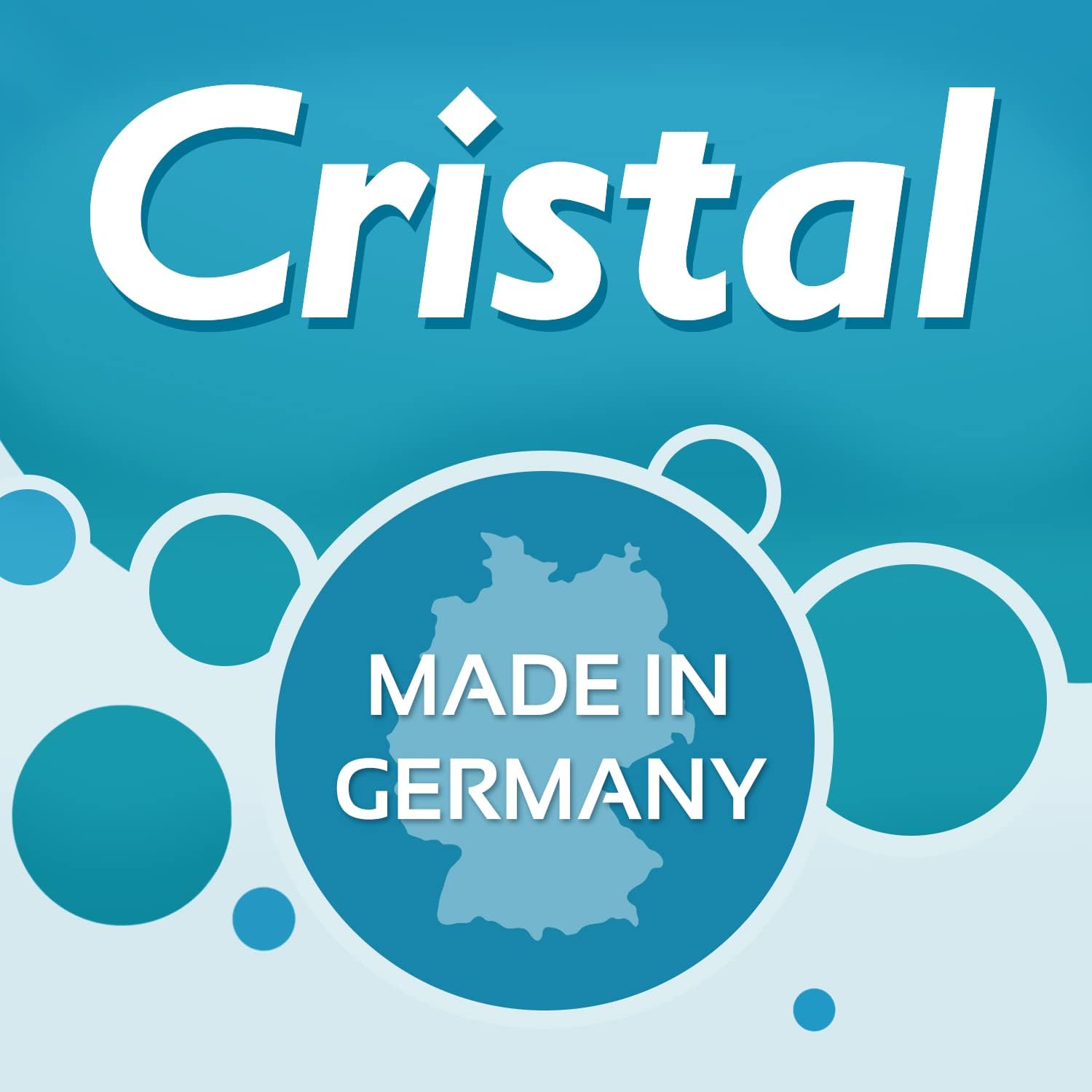 🧼 Zubehör & Pflege – Cristal e-Chlor Multitabs 200 g with 5-in-1 Care Slow Dissolving, Individually Packed, Includes Dosing Float, for Pools from 15 m³ - Multifunctional Tablets, Complete Care with Long-Lasting Effect (1 – Bild 2