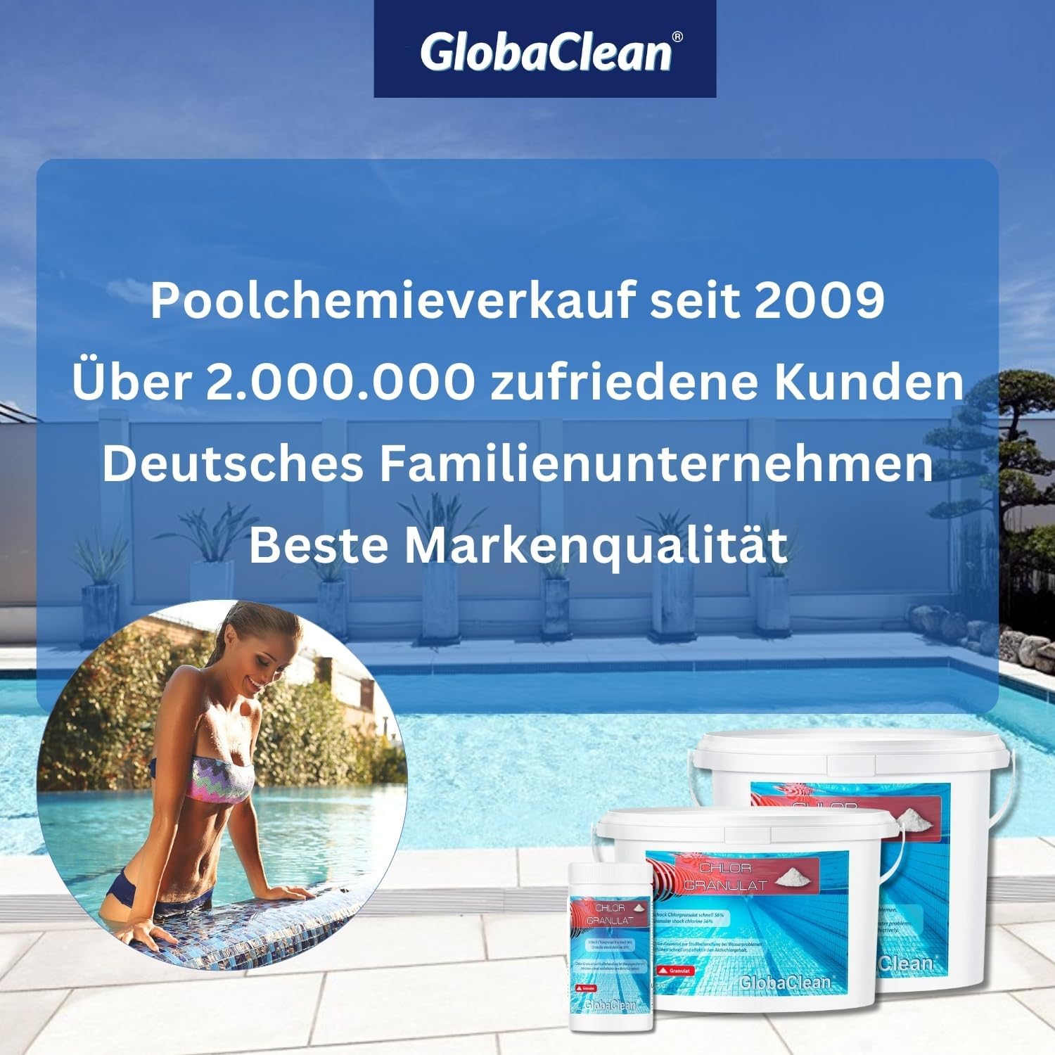 🧼 Zubehör & Pflege – 3 kg Chlorine Granules for Pool, Organic, Quick Shock Chlorine Granules for Shock Chlorination, Quick Dissolving Pools Swimming Pool – Bild 6