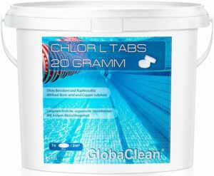 🧼 Zubehör & Pflege – Chlorine Tablets for Pool 20 g Slow Dissolving Chlorine Tablets 5 kg