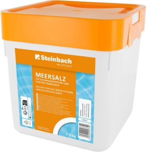🧼 Zubehör & Pflege – Steinbach Coarse-grained sea salt especially suitable for hot tubs, slowly and evenly soluble, 7.5 kg, 070691