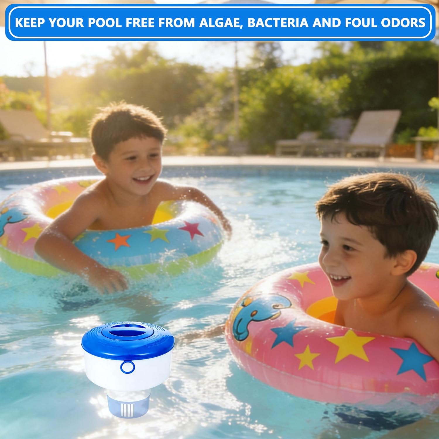 🧼 Zubehör & Pflege – Pool Dosierschwimmer, Pool Chlor Schwimmer,Pool Chlor Dosierer, Chlor Dosierschwimmer, Pool Tabletten Schwimmer, Faltbare Dosierschwimmer Pool für Pools, Wasserpark, Spa, Whirlpools – Bild 2