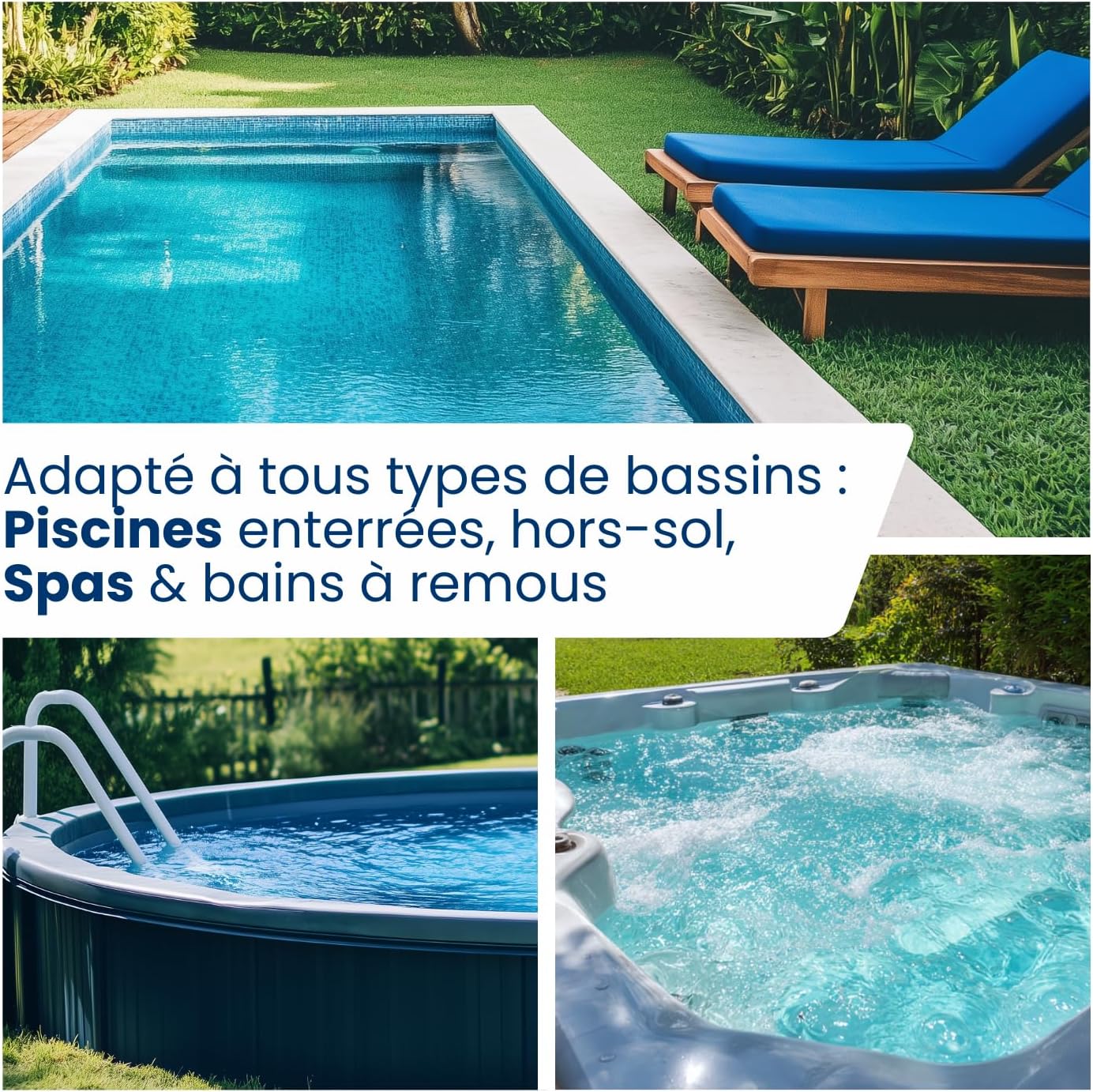 🧼 Zubehör & Pflege – Bellaqua Shock Chlorine Granules 1 kg - Chlorine Granules Fix - Chlorine Granules Pool Quick Disinfection, Water Disinfection Chlorine Organic - Quick Dissolving - Pool Chemistry, Water Cleaning, Pool – Bild 3