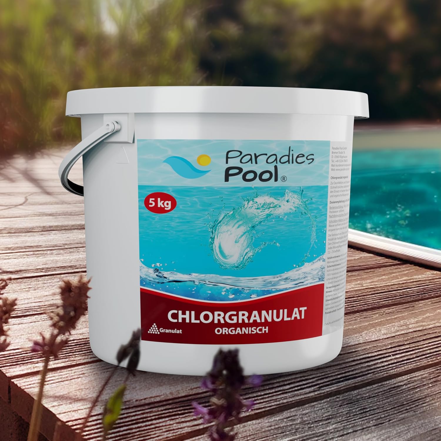 🧼 Zubehör & Pflege – Paradies Pool 5 kg Chlorine Granules Disinfectant for Pool, Quick Dissolving, Quality from Europe – Bild 7