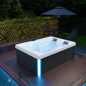 🧼 Zubehör & Pflege – Tronitechnik Elba Outdoor Whirlpool Spa Outdoor Whirlpool White 210 cm x 150 cm with Heating, Hydromassage, Sanitary Acrylic and Colour Light Therapy