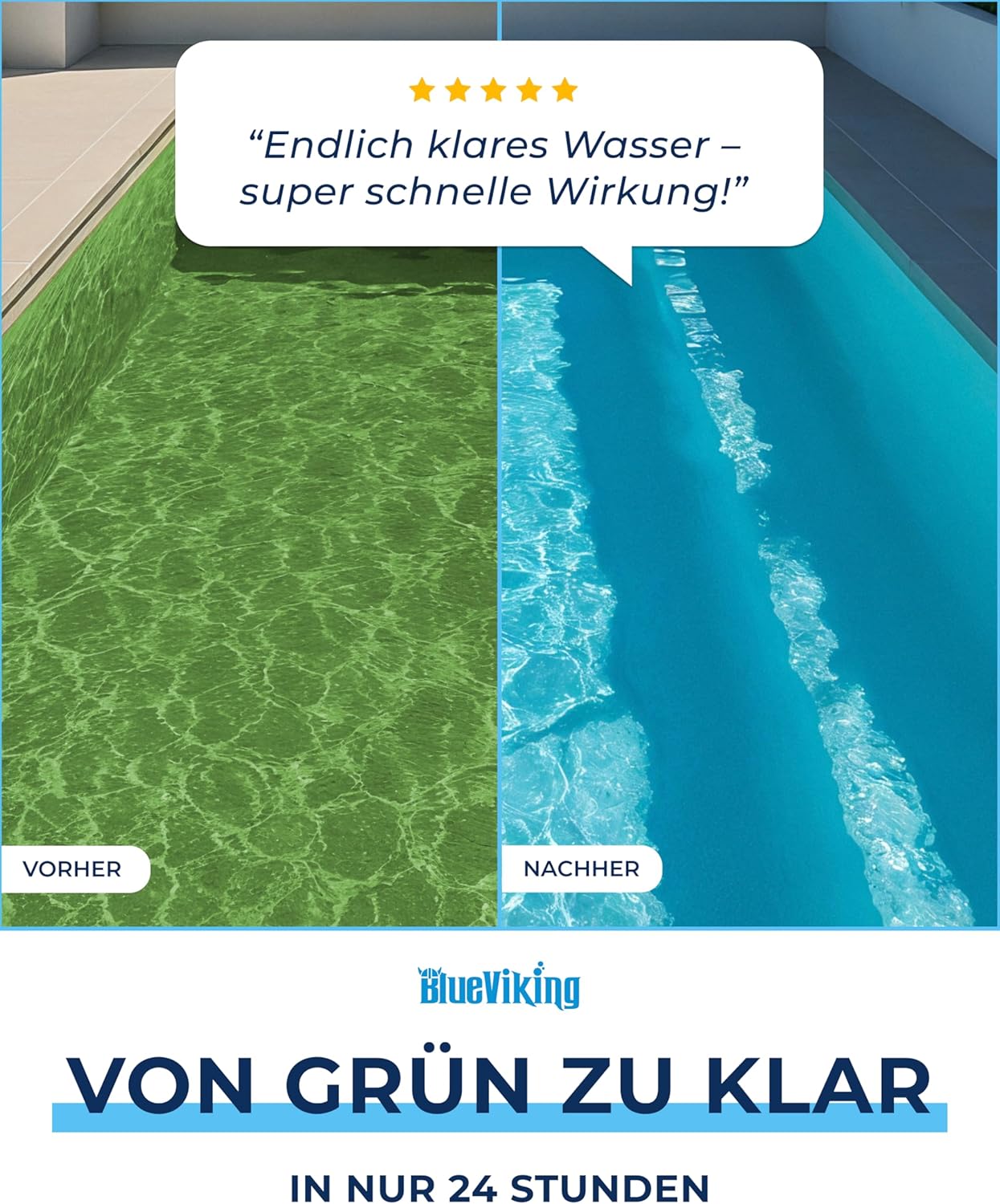 🧼 Zubehör & Pflege – Chlorine Granules for Pool 1 kg - Shock Chlorination & First Use, Quick Dissolving, 55% Active Chlorine, pH Neutral, Limescale Free – Bild 3