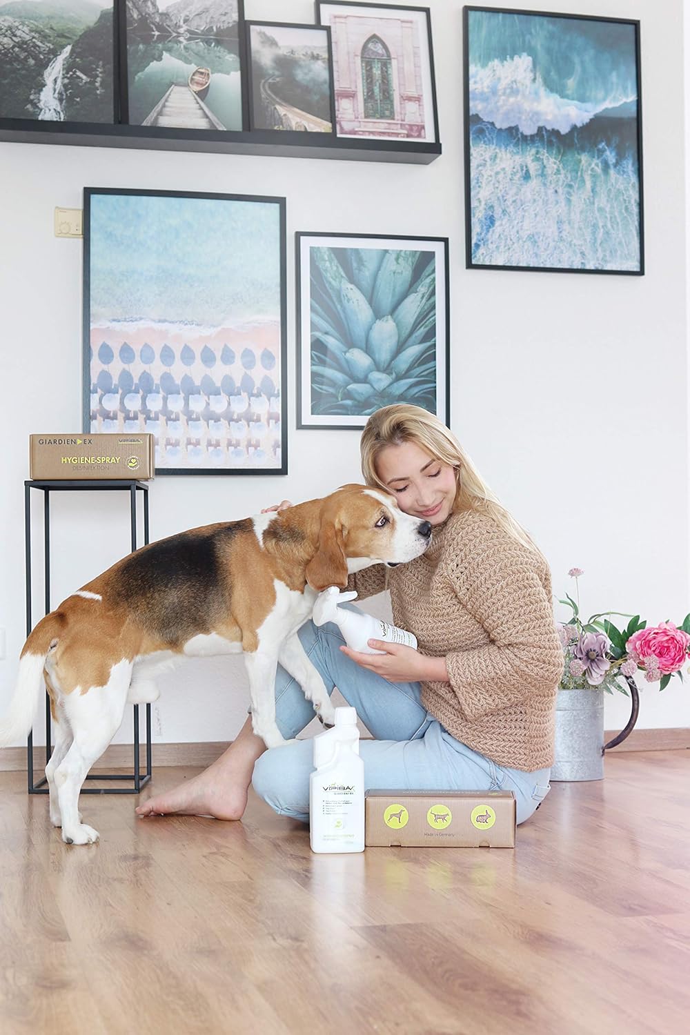 🧼 Zubehör & Pflege – ViPiBaX Giardien Ex The Hygienic Concentrate Especially for Pets for Disinfecting Floor Helps to Protect Dogs, Cats and Other Animals from Giardia, Viruses, Bacteria and Fungi – Bild 6