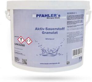 🧼 Zubehör & Pflege – Active Oxygen for Whirlpool, Swimming Spa. 5 kg Bucket. Active Oxygen Granules Water Care Made in Germany