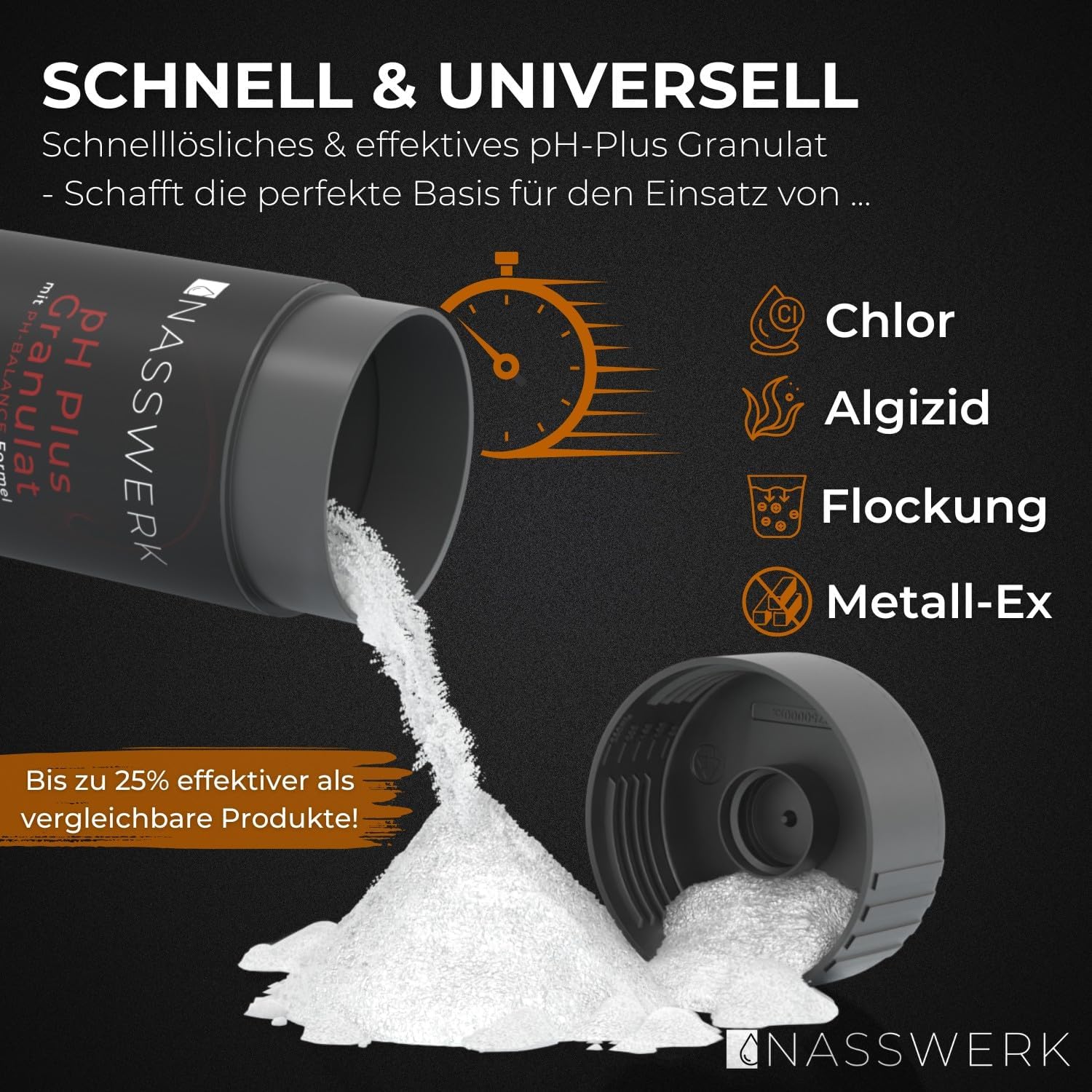 🧼 Zubehör & Pflege – pH Plus Pool Granules (1 kg to 10 kg) | pH Lifter Pool Quick Dissolving & Highly Effective | Organic pH Plus Granules for pH Correction | Highly Effective pH Lifter | pH + for Whirlpool – Bild 3